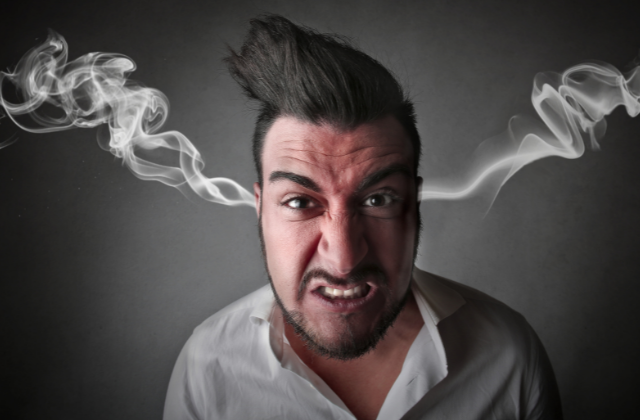 Gniew jest przyczyną stresu i napięcia